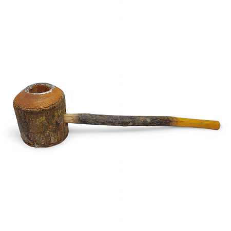 Cachimbo Jurema Natural Xamânico Umbanda Artesanal 25 cm