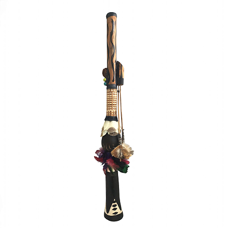 Zarabatana Indígena Ticunas com 2 Dardos 43 cm