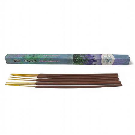 Incenso Sálvia Proteção e Quebra Feitiço 8 Varetas