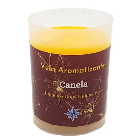 Vela Aromática Canela Vela Perfumada Chama Dinheiro 90g