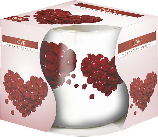 Vela Aromática Rosas do Amor no Copo Importada Presente