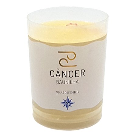Vela Signo Câncer Vela Perfumada Câncer Baunilha 90g