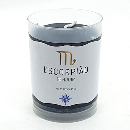 Vela Signo Escorpião Perfumada Escorpião Benjoim 90g