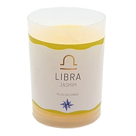 Vela Signo Libra Vela Perfumada Libra Jasmin 90g