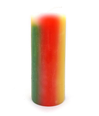 Vela Votiva Cigana 7 Cores Umbanda Candomblê 250g