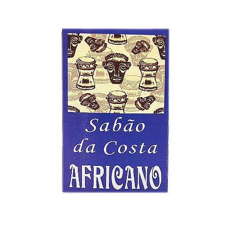 Sabão Da Costa Africano Limpeza Espiritual em Barra 50g