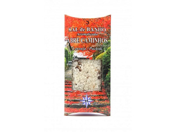 Sais de Banho Aromatizado Abre Caminhos 100g Laranja Pacholi