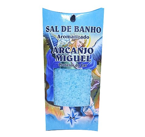 Sais de Banho Aromatizado Arcanjo Miguel 100g Protetor lar