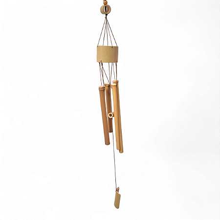 Sino dos ventos Bambu Mensageiro dos Ventos Energia 60 cm