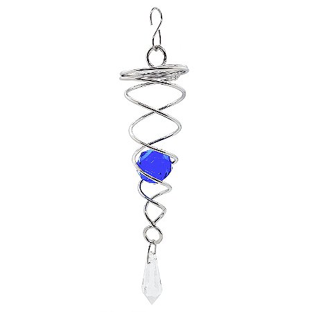 Suncatcher Captador Catalisador Energia Fengshui Azul 10cm