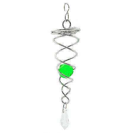 Suncatcher Captador Catalisador Energia Fengshui Verde 10cm