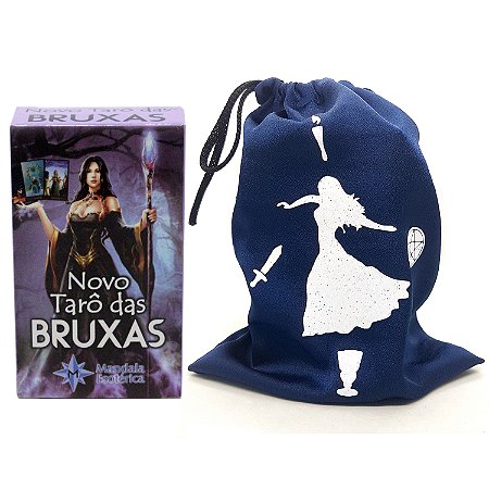 Tarô das Bruxas Com Manual Bolsa Cigana Brinde