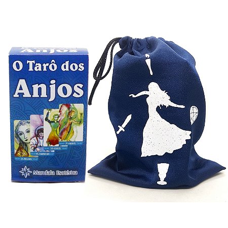 Tarô dos Anjos C/ Manual Bolsa Cigana Brinde