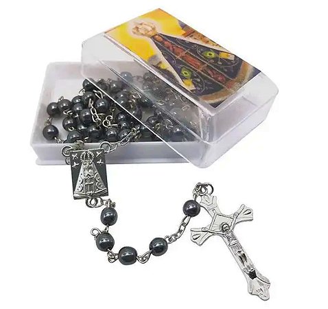 Terço De Nossa Senhora Aparecida Hematita Terço Católico