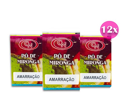 Pó de Mironga Amaração Ritual Completo 12 Un