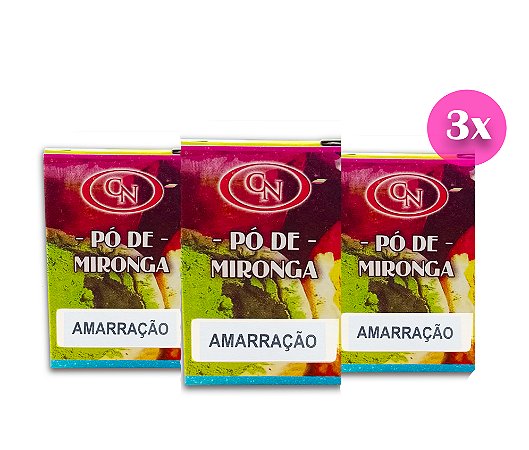 Pó de Mironga Amaração Ritual Completo 3 Un