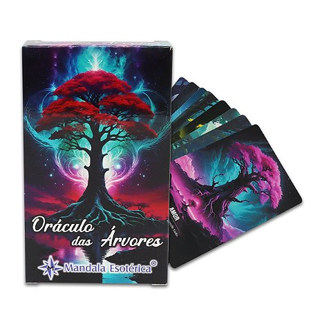 Poderoso Oráculo das Árvores 55 cartas Plástificadas