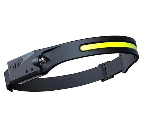 Lanterna De Cabeça Recarregável com Sensor Jiaxi LX200