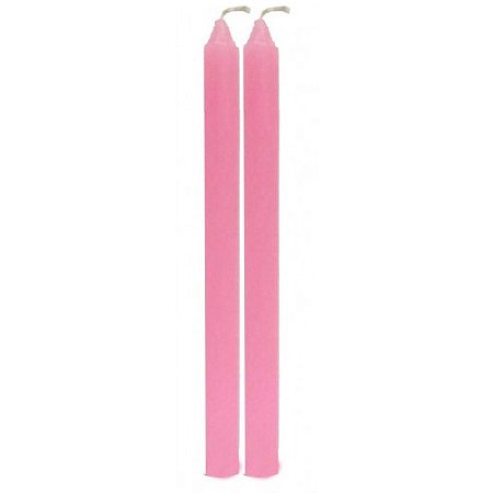 Maço 2 Velas Erê Ibeji Vela Palito Rosa Umbanda Candomblê