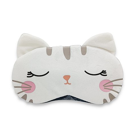 Máscara Para Dormir Gatinho Sono Gel Térmico Reduz Olheiras