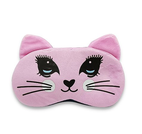 Máscara Para Dormir Gato Delicado Gel Térmico Reduz Olheiras