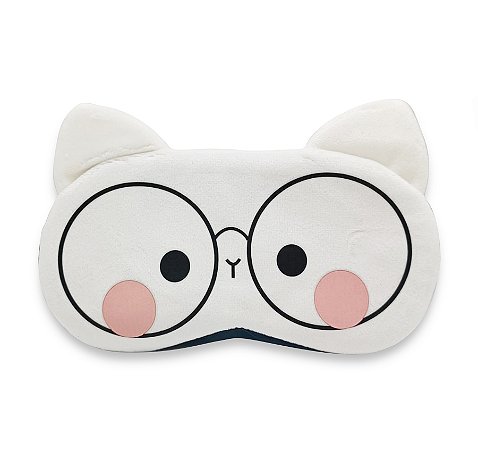Máscara Para Dormir Gato Óculos Gel Térmico Reduz Olheiras