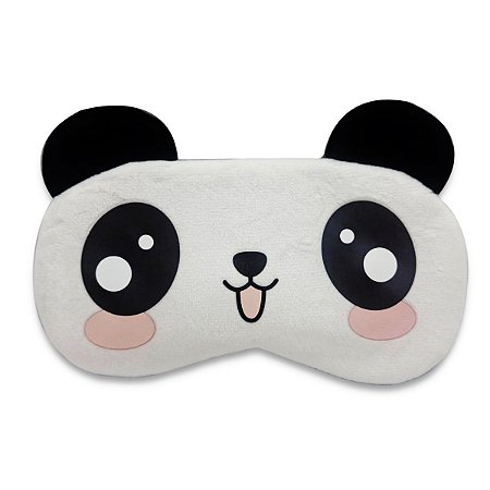 Máscara Para Dormir Panda Gel Térmico Reduz Olheiras Cansaço