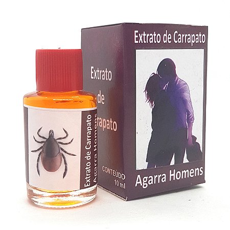 Óleo Corporal Extrato Carrapato Perfume Agarra Homem