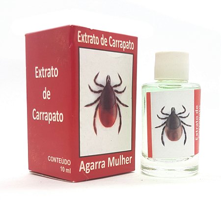 Óleo Corporal Extrato Carrapato Perfume Agarra Mulher