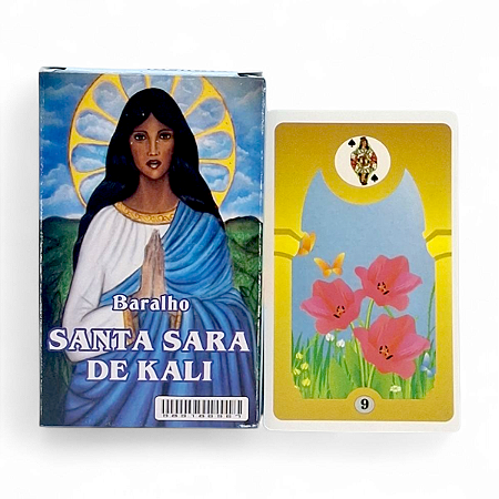 Oráculo Tarô Santa Sara Kali 36 Cartas Plastificadas