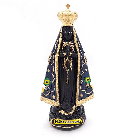 Imagem Nossa Senhora De Aparecida Católica Tradicional 12 Cm