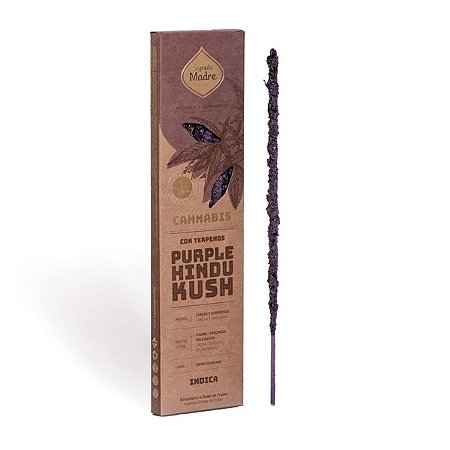 Incenso Purple Hindu Kush com Terpenos Sagrada Madre 23 cm