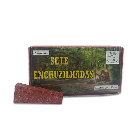 Defumador Sete Encruzilhadas Caixa com 20 Unidades