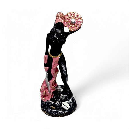 Estátua Imagem Oba Prosperidade e Força Interior 15 cm