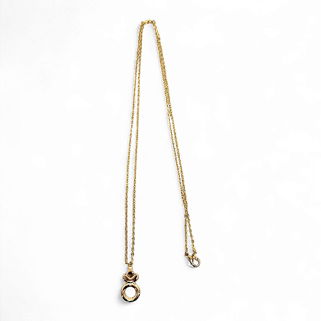 Colar Touro Signo do Zodíaco Pingente Dourado 30 cm