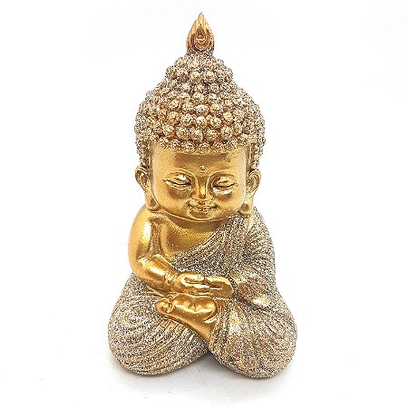Buda Baby Bebê da Paz Baby Buda Brilhante Estatueta 8 cm