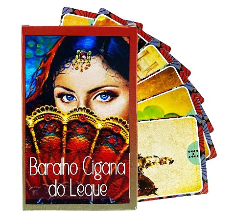 Baralho Cigana do Leque com 36 cartas + Manual Explicativo