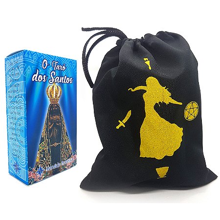 Baralho de Tarô dos Santos com Manual Bolsa Brinde