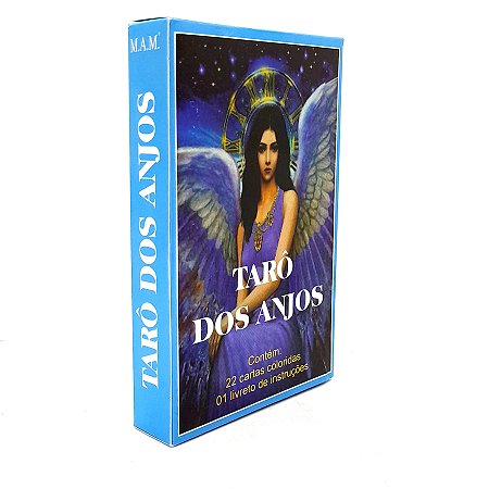 Baralho Dos Anjos 22 Cartas Coloridas Ext Grandes Com Manual