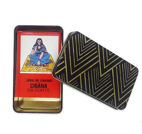 Baralho Tarô Cigana da Sorte Lenormand 36 cartas Com Caixa