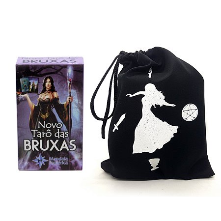 Baralho Tarô das Bruxas Mandala Esotérica Bolsa Brinde