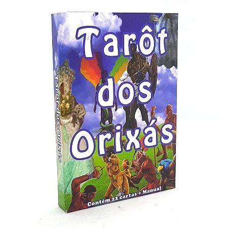 Baralho Tarô dos Orixás 22 Cartas Grande com Manual