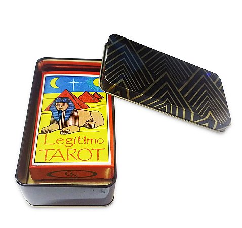 Baralho Tarô Legítimo Tarot Egípcio 40 Cartas Manual e Caixa