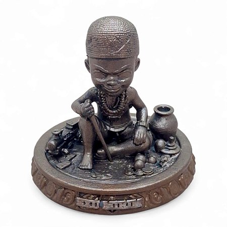 Imagem Exu Mirim Resina 3D Orientação Espiritual 7 cm