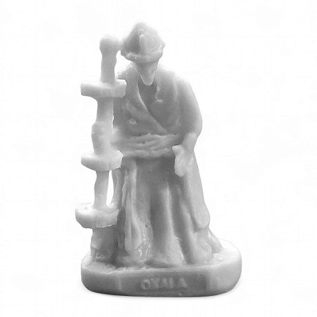 Imagem Oxala Proteção da Alma Resina para Pintar 10 cm
