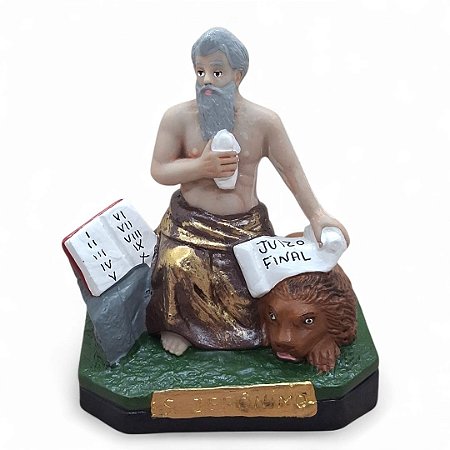 Imagem São Jerônimo Sacerdote Religioso 11 cm