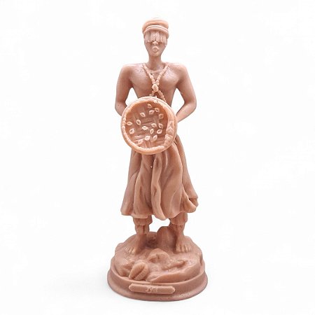 Imagem Orixá Ifá Proteção Espiritual Resina para Pintar 15cm