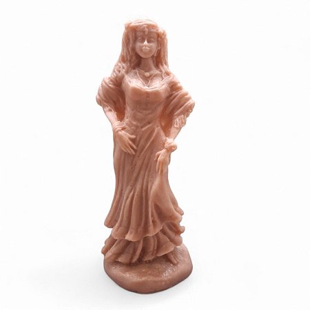 Estátua Imagem Cigana Umbanda Resina para Pintar 14 cm