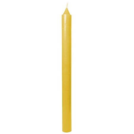 Vela Amarela Cigano Oxum Prosperidade 19cm Queima 6 Horas