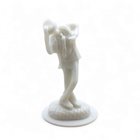 Estátua Zé Pilintra Proteção de Caminhos para Pintar 10 cm